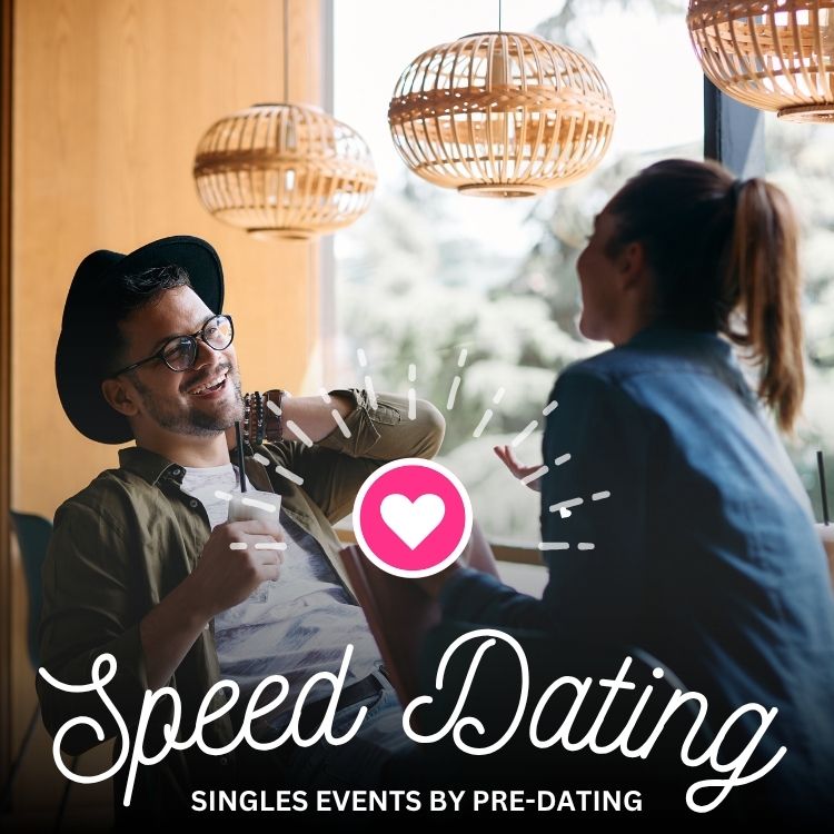 Greensboro attendees of Speed Dating in North Carolina enjoying the event!